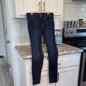 Hollister Dark Blue Women's Skinny Jeans